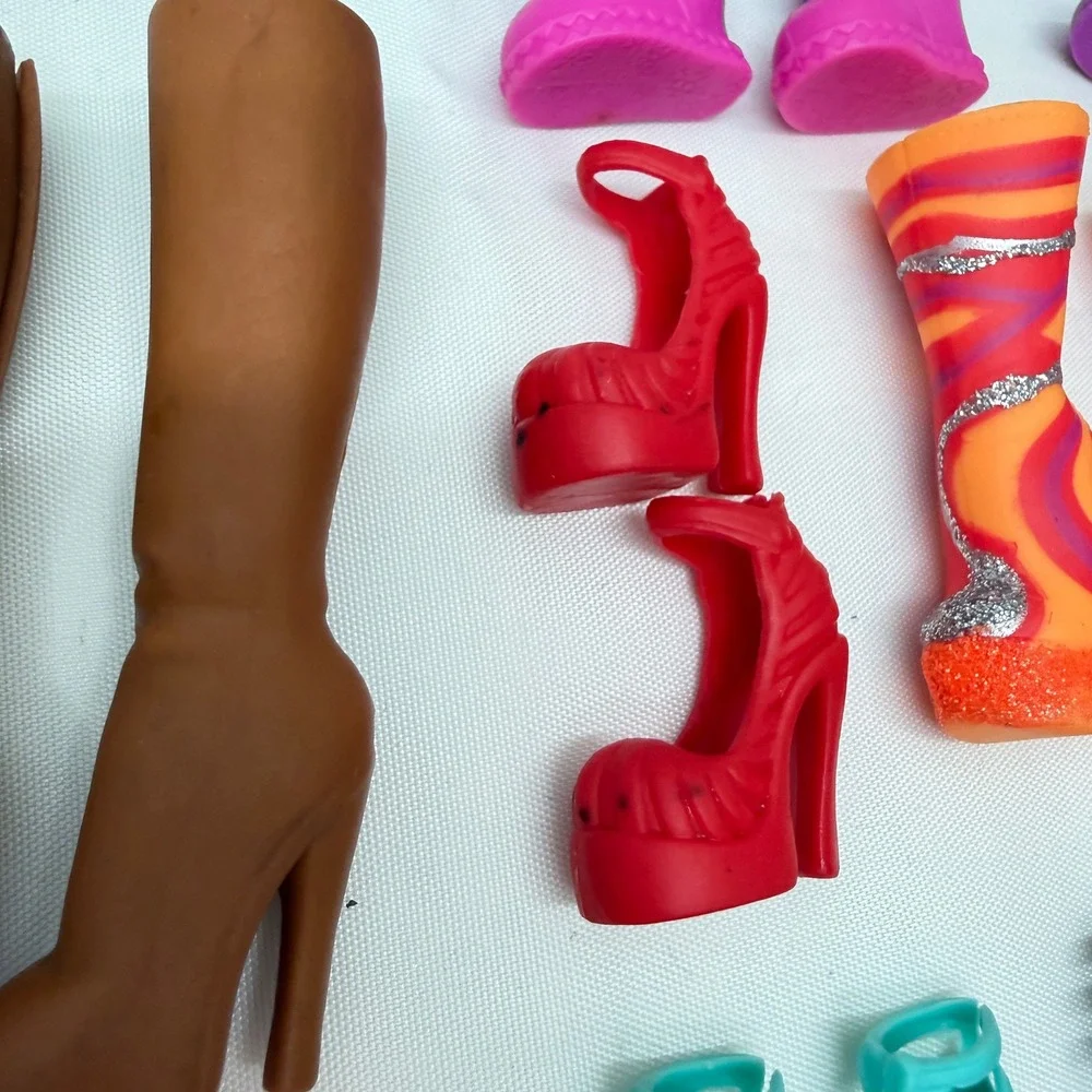Monster High LOL and Barbie‎ shoe lot Assorted Heels Boots Sandals Etc